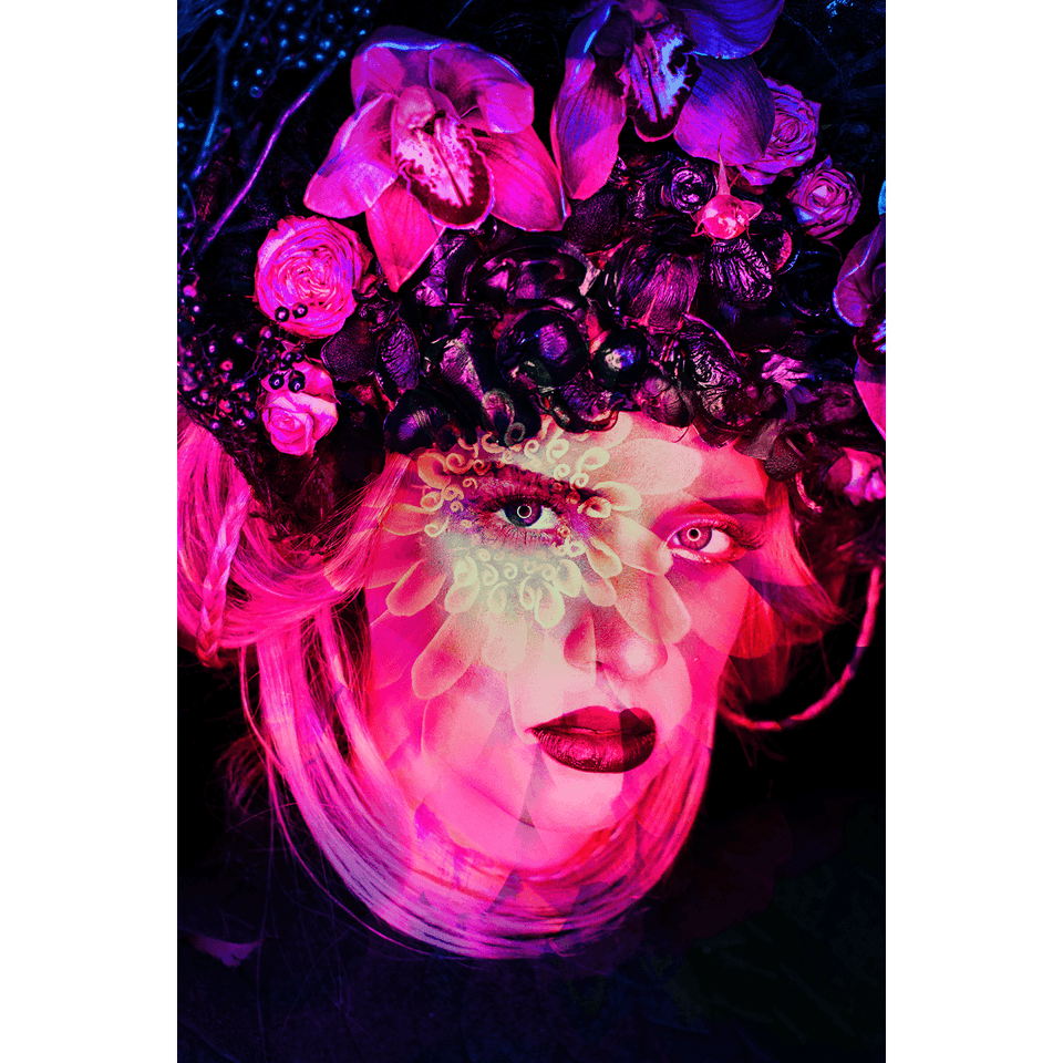 Akoestisch Paneel 'Flowergirl'