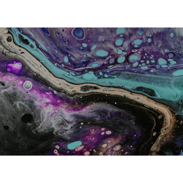 Akoestisch paneel 'Mineral Petrol and Purple'