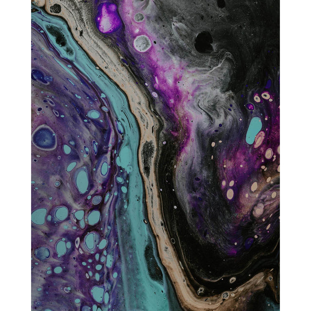 Akoestisch paneel 'Mineral Petrol and Purple'