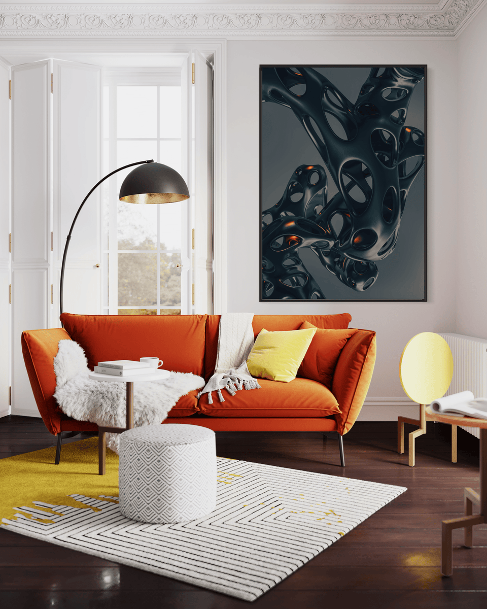 Kunssst akoestisch paneel TEST PANEEL akoestisch paneel geluidsdemping kunst werk kamer galm muur